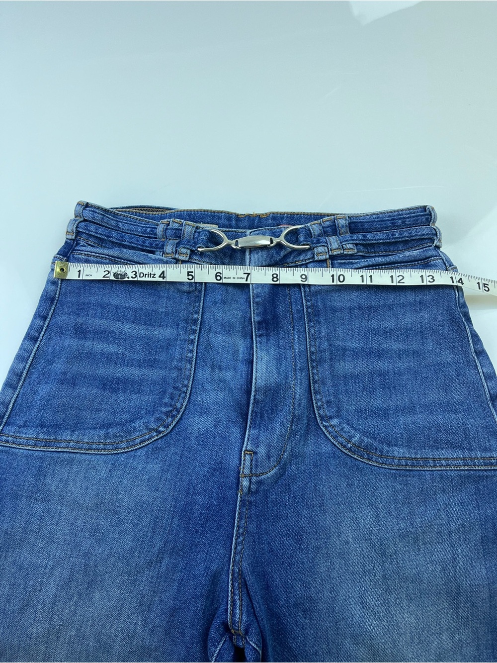 Anthropologie Pilcro Uptown High-Rise Wide-Leg Jeans N262-7 - Picture 10 of 13